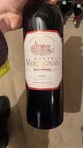 Burdeos Haut-Médoc Cru Bourgeois Supérieur Château Verdignan 2004