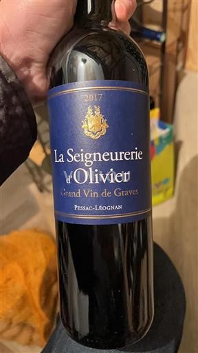 Bordeaux Pessac-Léognan Grand Cru La Seigneurie Olivier 2017