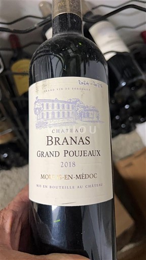 Bordeaux Moulis-en-Médoc Château Branas Grand Poujeaux 2018