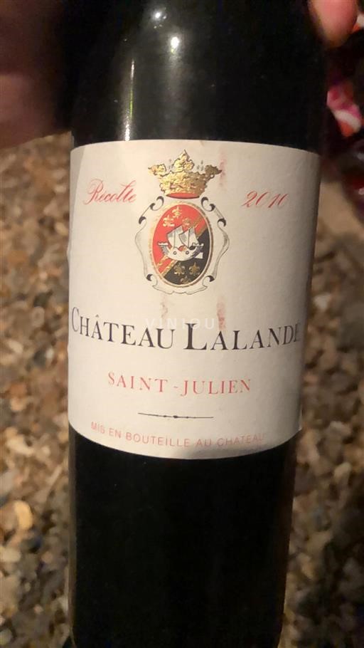 Bordeaux Saint-Julien Château Lalande 2010