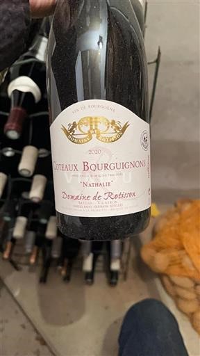 Bourgogne Bourgognebackar Grand Cru Domaine Rotisson Nathalie 2020