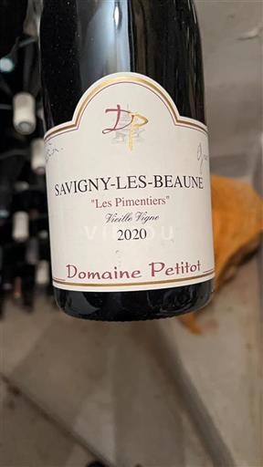 Borgoña Savigny-lès-Beaune Premier Cru Domaine Petitot Les Pimentiers 2020