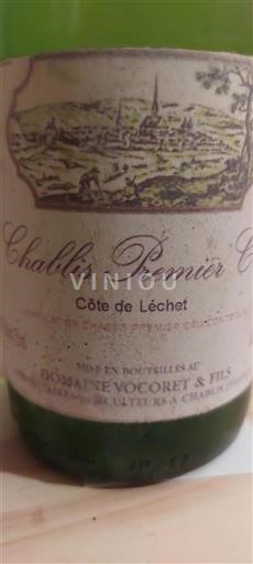 Borgoña Chablis Premier Cru Premier Cru Domaine Vocoret & Fils Côte de Léchet 2010