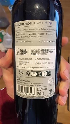 Zuidwest-Frankrijk Buzet Les Vignerons De Buzet Baron d'Ardeuil 2019