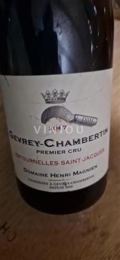 Bourgondië Gevrey-Chambertin Premier Cru Henri Magnien Estournelles Saint-Jacques 2017