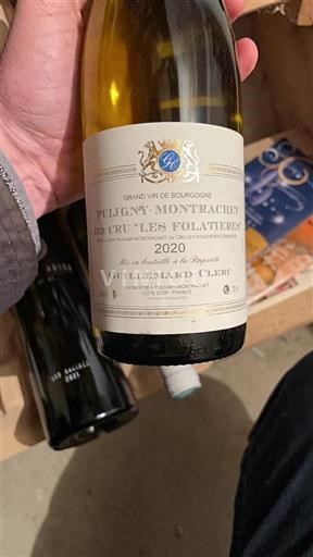 Borgoña Puligny-Montrachet Premier Cru Guillemardclerc Les Folati%c3%a8res 2020