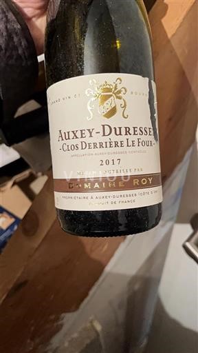 Borgoña Auxey-duresses Domaine Roy Clos Derrière Le Four 2017