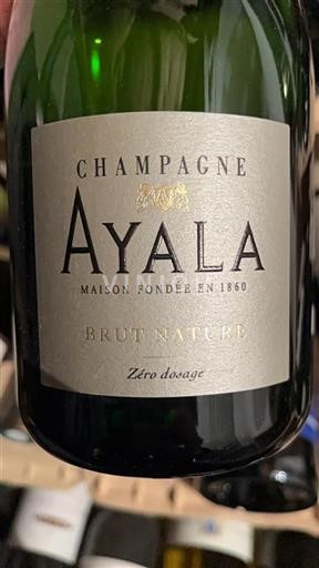 Champaña Champán Ayala Brut Nature Sin añada