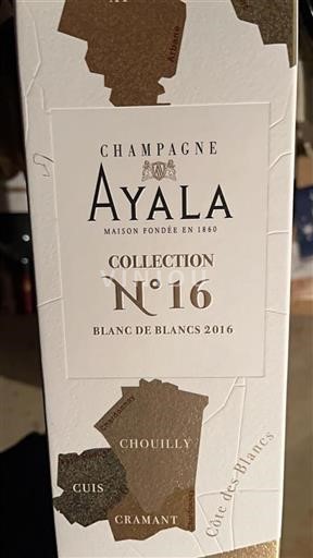 Champaña Champán Ayala Collection No. 16 Blanc de Blancs 2016