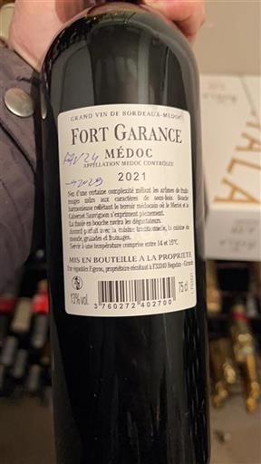 Bordeaux Médoc Fort Garance 2021
