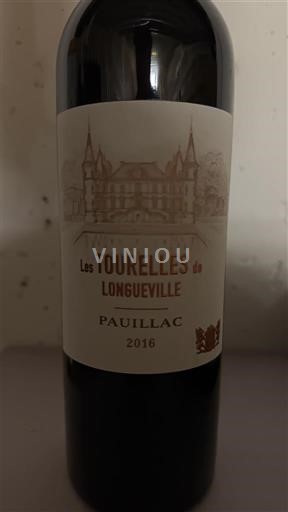 Bordeaux Pauillac Château Pichon Baron Les Tourelles de Longueville 2016