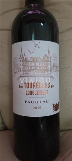 Bordeaux Pauillac Château Pichon Baron Les Tourelles de Longueville 2016