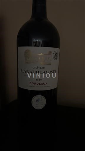 Bordeaux Château Reynaud Lacoste 2019