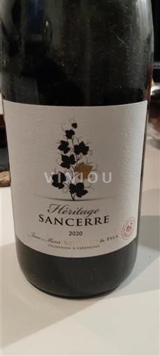 Thung lũng sông Loire Sancerre. Jeanmarie Reverdy & Fils Héritage 2020