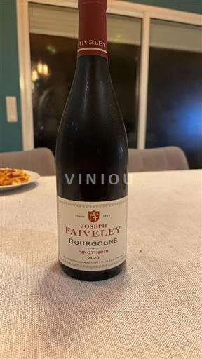 Vin Rouge sec Pinot Noir Joseph Faiveley 2020 France Bourgogne AOC