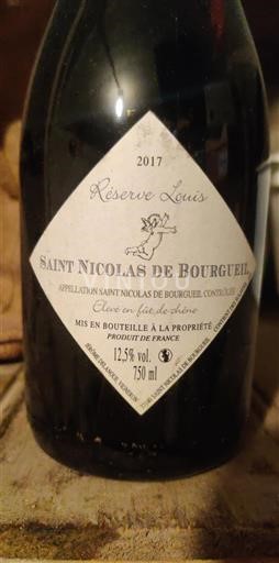 Valle della Loira Saint-Nicolas-De-Bourgueil Jérôme Delanoue Réserve Louis 2017