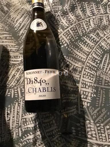 Burgund Chablis Domaine Simonnetfebvre 1840 2020