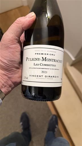 Borgoña Puligny-Montrachet Premier Cru Vincent Girardin Les Combettes 2021