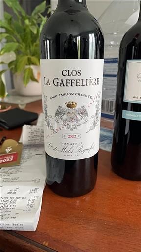 Burdeos Saint-Émilion Gran Cru Grand Cru Château Clos La Gaffelière 2022