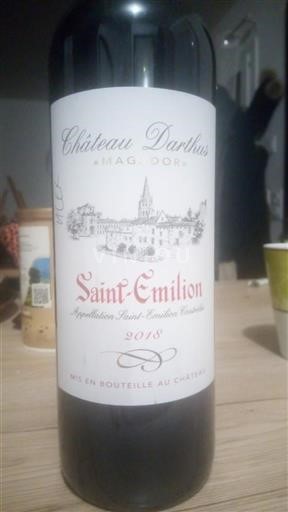 Bordeaux Saint-Émilion Château Darthus Magador 2018