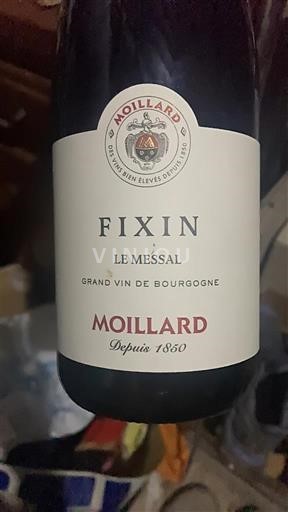 Burgund Fixin Moillard Le Messal 2022