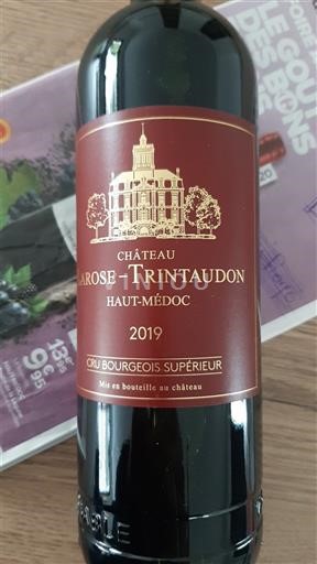 Bordeaux Haut-Médoc Cru Bourgeois Supérieur Château La Rose Trintaudon 2019