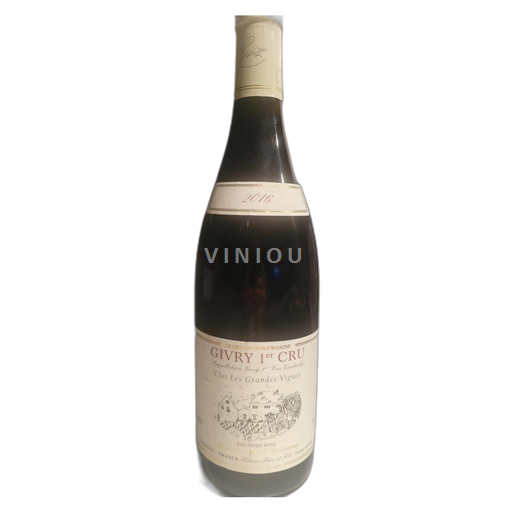 Borgonha Givry Clos les grandes vignes 2016