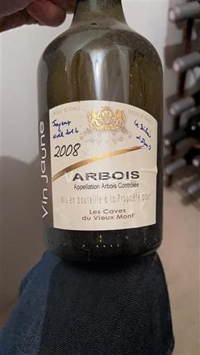 Jura Arbois Les Caves Du Vieux Mont Vin Jaune 2008