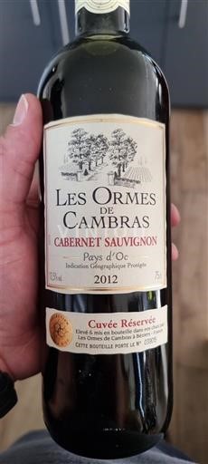 Languedoc y Rosellón País de Oc Les Ormes De Cambra Réservée 2012