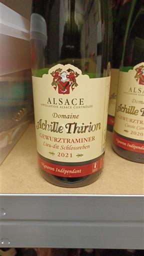 Alsazia Achille Thirion Lieu-dit Schlossreben 2021