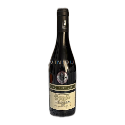 Rhônedalen Côtes du Rhône Domaine Martin Les Chênes Verts 2022