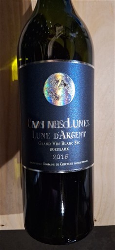 Wines Blanc sec Lunes d'Argent Clos Des Lunes 2018 France Bordeaux AOC