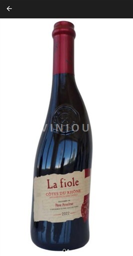 Rhônetal Côtes du Rhône La Fiole 2022