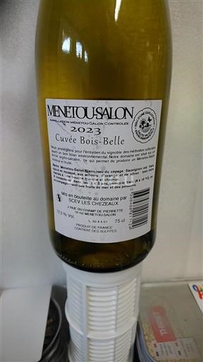 Thung lũng sông Loire Menetou-salon Domaine Scev Les Chezeaux Bois-Belle 2023