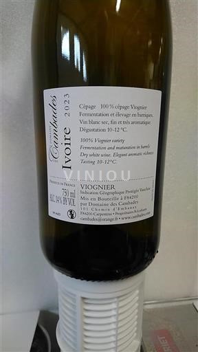Provence, Lage Rhône-vallei, Corsica Vaucluse Domaine Des Cambades Ivoire 2023