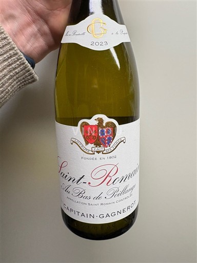 Burgund Saint-Romain Capitaingagnerot Au bas de Poillange 2023