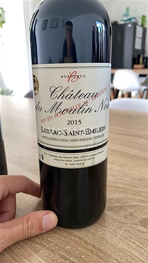 Bordeaux Lussac-Saint-Émilion Château Moulin Noir 2015
