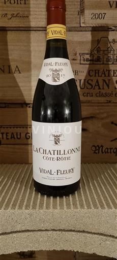 Rhônen laakso Côte-rôtie Vidalfleury La Chatillonne 2017