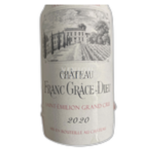 Vin Rouge Château Franc Grace-Dieu 2020 France Bordeaux Saint-Émilion AOC