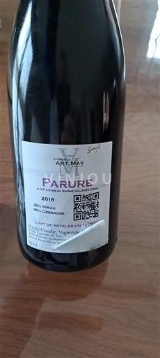Vale do Ródano Côtes-do-ródano-villages Vignobleoble Mas Art Mure 2018