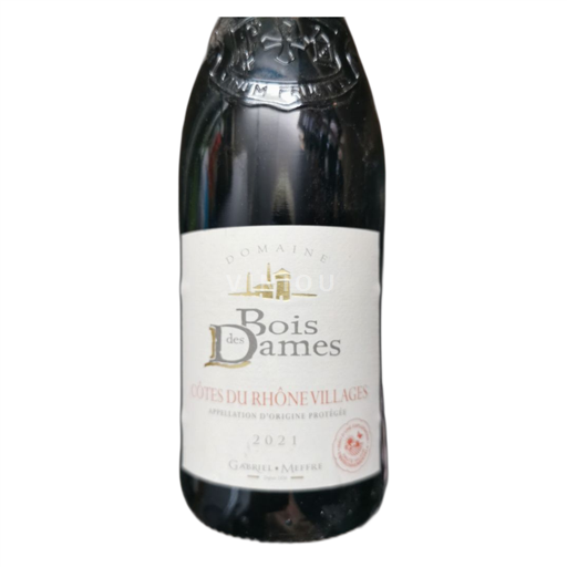 Vin Rouge sec Gabriel Meffre Domaine Bois des Dames 2021 France Vallée du Rhône Côtes-du-rhône-villages AOC
