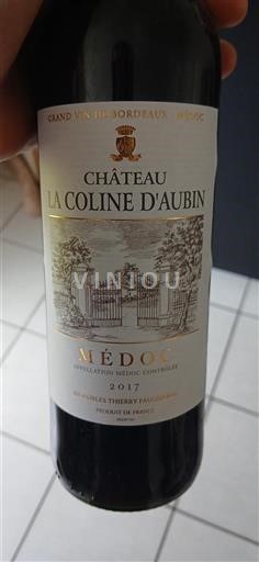 Burdeos Médoc Grand Cru Château La Colline Aubin 2017