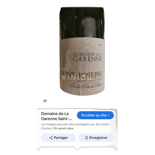 Rhônetal Saint-Joseph Domaine La Garenne 2019