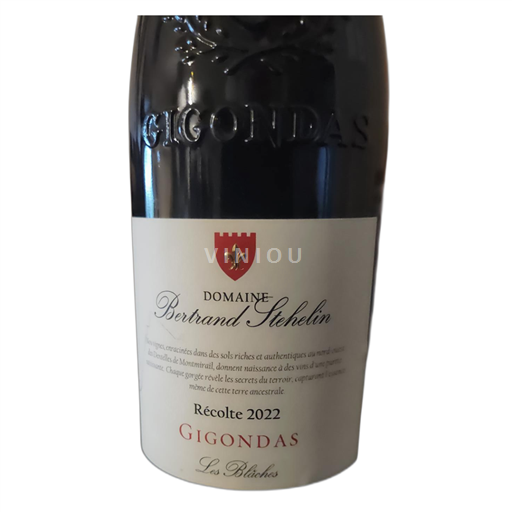 Thung lũng Rhône Gigondas Domaine Bertrand Stehelin Les Blâches 2022