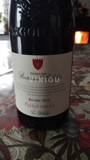 Rhônen laakso Gigondas Domaine Bertrand Stehelin Les Blâches 2022