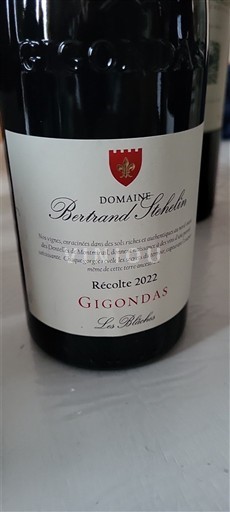 Rhônedalen Gigondas Domaine Bertrand Stehelin Les Blâches 2022