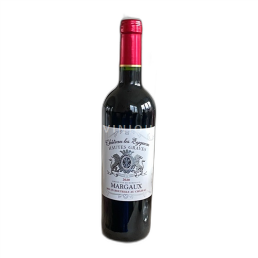 Vin Rouge sec Hautes Gravi%c3%a8res Château Les Eyquem 2020 France Bordeaux Margaux AOC Grand Cru