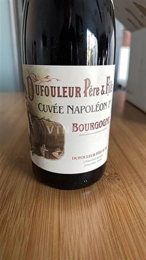 Vin Rouge sec Cuv%c3%a9e Napol%c3%a9on 1er Dufouleur Père & Fils 2023 France Bourgogne AOC Grand Cru