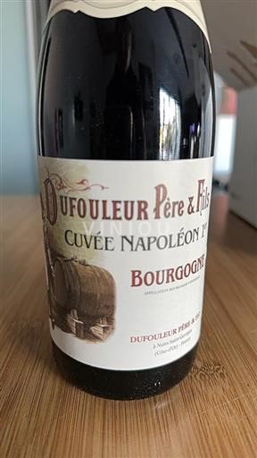 Bourgogne Grand Cru Dufouleur Père & Fils Cuv%c3%a9e Napol%c3%a9on 1er 2023