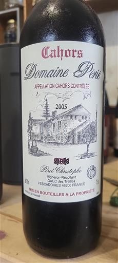 South West Cahors Domaine Périé 2005